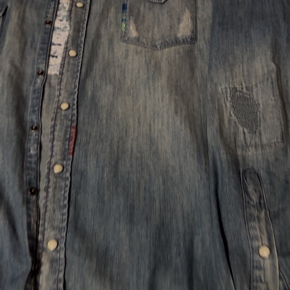 Polo by Ralph Lauren Embroidered Denim Shirt - Picture 4 of 5